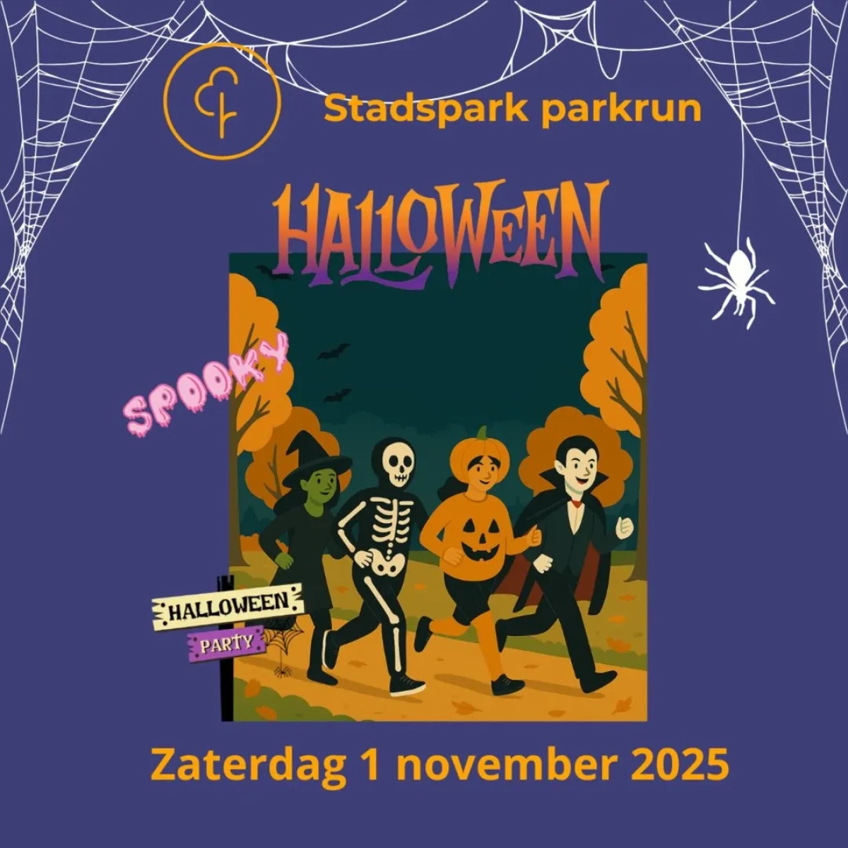 Halloween stadspark parkrun 